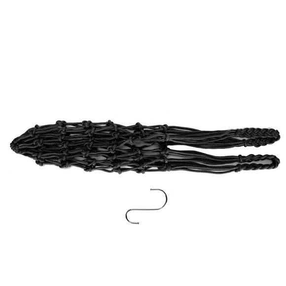 Chicken Vegetable String Bag, Easy Clean Chicken Feeding Bag Easy Put In For Poultry Feeding Black