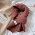 thumbnail image 1 of Bufanda nueva para mujer, bufanda de invierno de Color sólido para adultos y niños, chal tejido para niñas, bufanda larga cálida de lana ShuxiuWang 8390613453679, 1 of 1