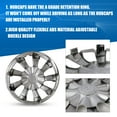 thumbnail image 4 of 14" Premium Universal Wheel Rim Covers – Set of 4 Hubcaps,ABS&PC Material Hub Protection Accessory,Snap-on Replacement Caps for Car,Pickup Truck,SUV - 14 Inch,Silver Chrome, 4 of 8
