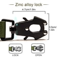 thumbnail image 2 of 20” Green Strong Short Leash for Dog, Heavy Duty Absorbing Bungee Leash with Padded Handle, Car Seatbelt, Dog Training Leashes for Large or Medium Dogs (Can be used with other leashes), 2 of 9