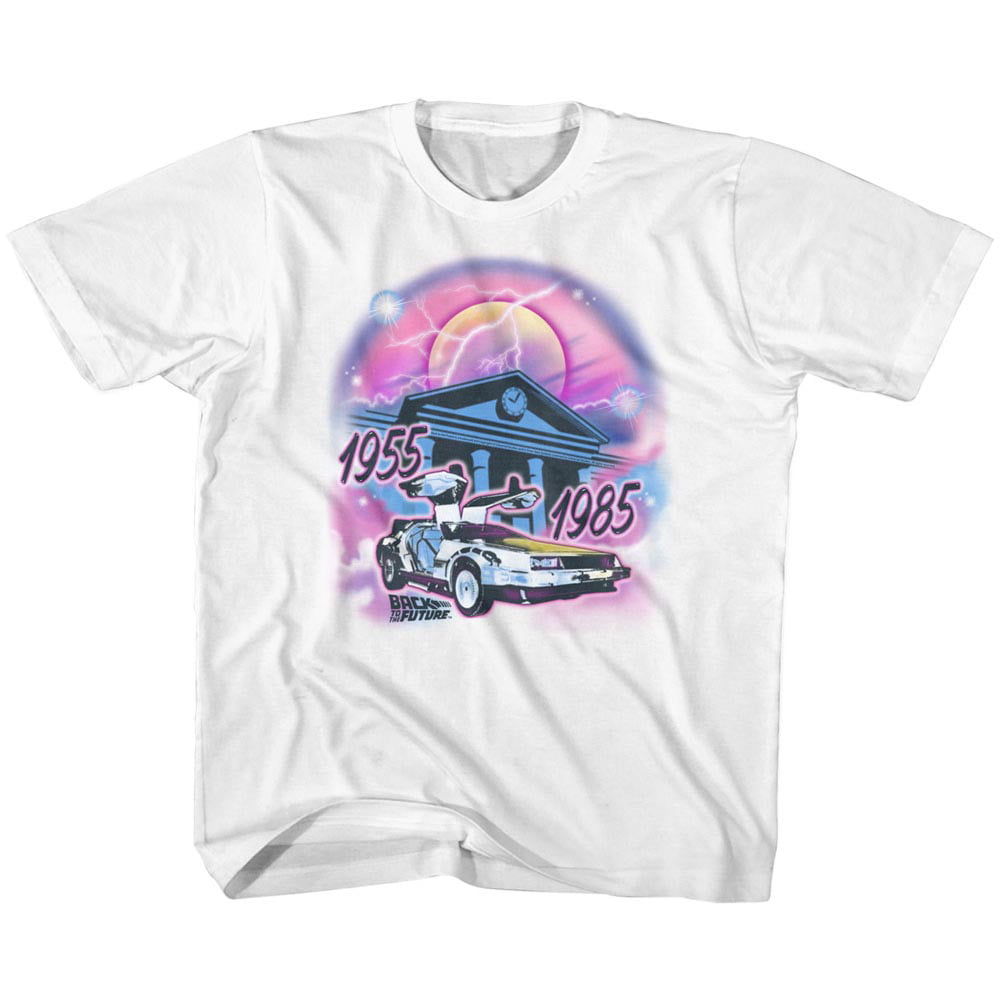 Officially Licensed Purple Tie Dye Back To The Future Graphic Tee T-Shirt New 