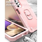 Case for Samsung A52 5G Case, Galaxy A52 Case, Allytech Slim Fit Rugged 3-Layer Shockproof Protection Hybrid Kickstand Phone Case Cover for Samsung Galaxy A52 5G[NOT for 4G], Rosegold