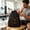 Black, variant on Large Capacity Drawstring Backpack for Gym, Hiking, Cycling - Water-Repellent Sack Bag with Side Mesh Pockets & Adjustable Straps for Outdoor Activities