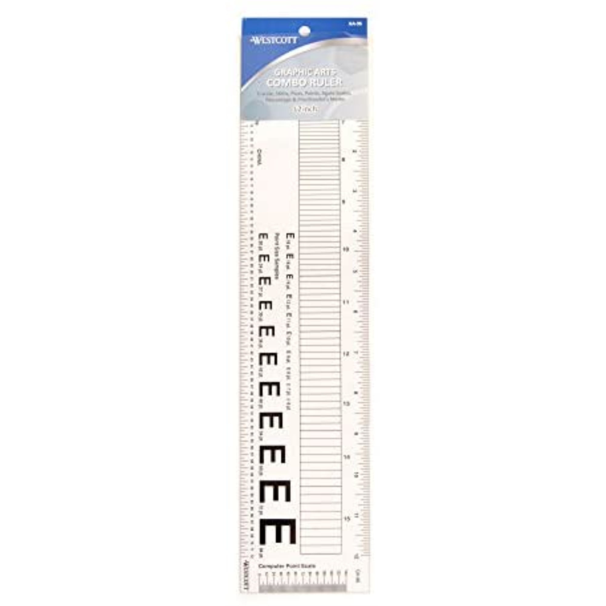 Westcott Ruler and Protractor Combo Set Metric 8 in (KT-2) – Jerrys Artist  Outlet