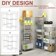 thumbnail image 5 of 5-Shelving Unit, Adjustable Wire Shelving, Metal Wire Shelf with Shelf Liners and Hooks for Kitchen, Closet, Bathroom, Laundry,Sliver,21" W x 11" D x 59" H, 5 of 8