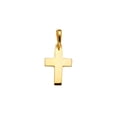 thumbnail image 2 of Wellingsale 14k Yellow Gold Cross Religious Pendant (Size : 20 x 10 mm), 2 of 4