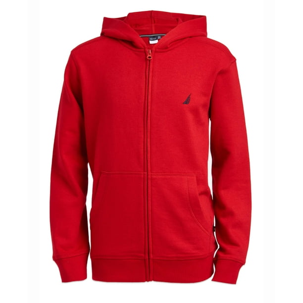 Sudadera con capucha y cremallera Nautica para niños, de 18 a 20 años, EE. UU.