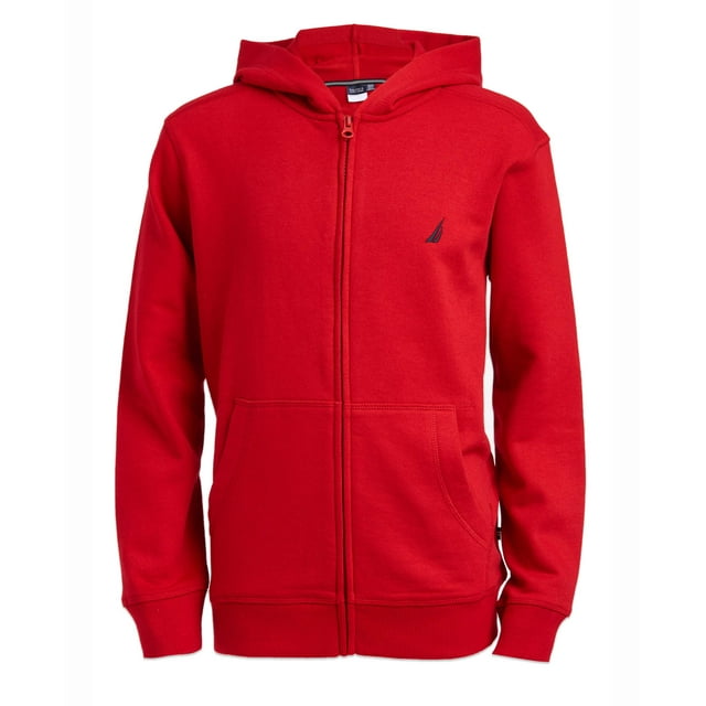 Sudadera con capucha y cremallera Nautica para niños, de 18 a 20 años, EE. UU.