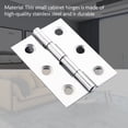 thumbnail image 4 of Speravity 1 Juego de bisagras de acero inoxidable de 2 pulgadas, herrajes para exteriores, bisagras planas universales resistentes sólidas Herramientas y ferretería 2 pulgadas 3 agujeros, 4 of 6