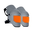 thumbnail image 4 of S SERENABLE 2 Pcs Genouillères Sangle Réglable Robuste pour Exercice Adultes Hommes Femmes Gris Orange, 4 of 9