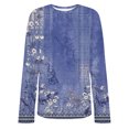 thumbnail image 4 of MEICHEN Spring Shirts for Women Long Sleeve Crewneck Going Out Pullover Tops Business Workout Shirts, 4 of 9