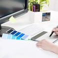 thumbnail image 4 of Pencil Pen Holder for Desk, Plastic Office Desk Accessories Organizer, Business Card/Mobile Phone/Stationery Holder Storage Box, White, 4 of 7