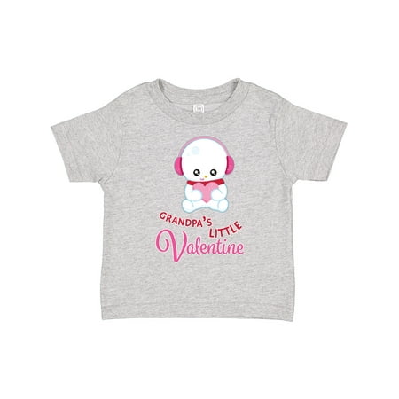 

Inktastic Grandpa s Little Valentine Gift Toddler Boy or Toddler Girl T-Shirt