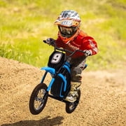 24V Electric Dirt Bike for Kids 8-14, Kids Motorcycle Electric Bike Motor Bike with Authentic Motocross Dirt Bikes Geometry, Rear-Wheel Drive, High-Torque, Kids Electric Dirt Bike