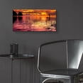 thumbnail image 6 of Epic Art 'Paddling Into The Sunset' by Jonathan Ross, Acrylic Glass Wall Art, 24"x12", 6 of 8