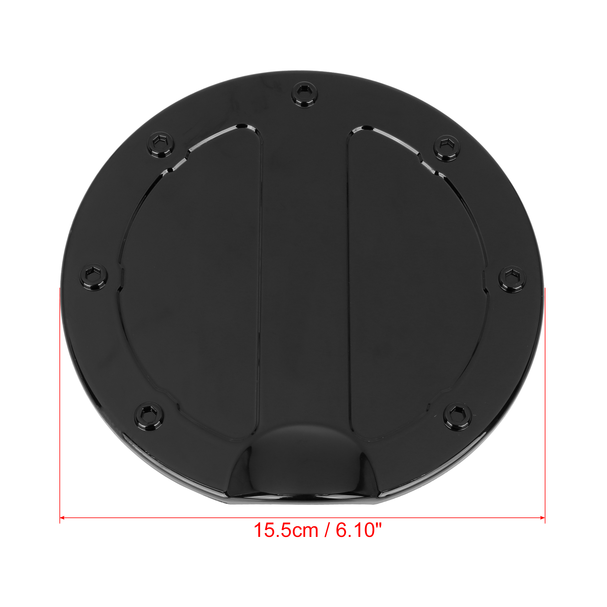 Unique Bargains Black Plastic Fuel Tank Caps Gas Fuel Cover for Ford F150 09-14