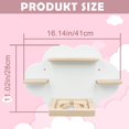 thumbnail image 3 of for TonieBox and Tonie Shelf Cloud,Tonies Storage for 12-20 Tonie Figures Characters Magnetic Wall Shelf for Tonies Toniebox, Charging Station (Pink), 3 of 7