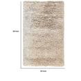 thumbnail image 5 of Harbinger 2 x 3 Shag Area Rug, Handwoven Eco Friendly Blend, Light Gray, 5 of 5