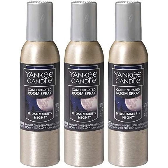 Yankee Candle Concentrated Room Spray, MidSummer's Night, 3 oz (3-Pack)