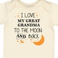 thumbnail image 4 of Inktastic I Love My Great Grandma to the Moon and Back Boys or Girls Baby Bodysuit, 4 of 5