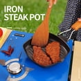 thumbnail image 5 of 7.9 Inch Grill Pan for Stove Tops Nonstick Induction Square Griddle Pan with Folding Handle, 5 of 9