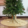thumbnail image 3 of Falda de árbol bordada de 90/120cm, alfombrilla redonda para Base de árbol, decoración interior para árbol de Navidad Hugtrwg Para estrenar, 3 of 7
