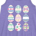 thumbnail image 2 of Instant Message - Mixed Patterned Easter Eggs - Toddler and Youth Girls A-line Dress, 2 of 5