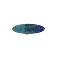 thumbnail image 2 of Women Fashion Jewelry Ring Long Gold Metal Oval Shape Blue Size 8, 2 of 7