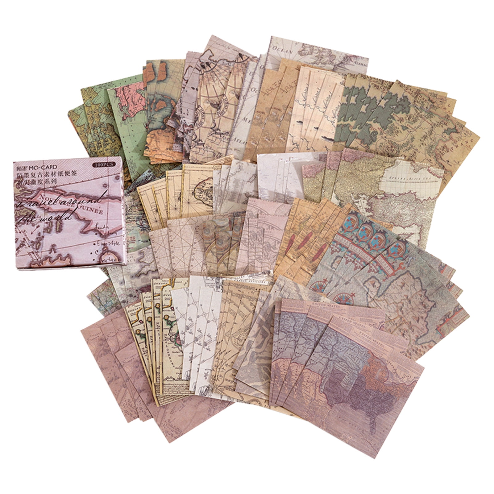 IMSHIE Scrapbook Paper 100 Sheets Vintage DIY Scrapbook Paper