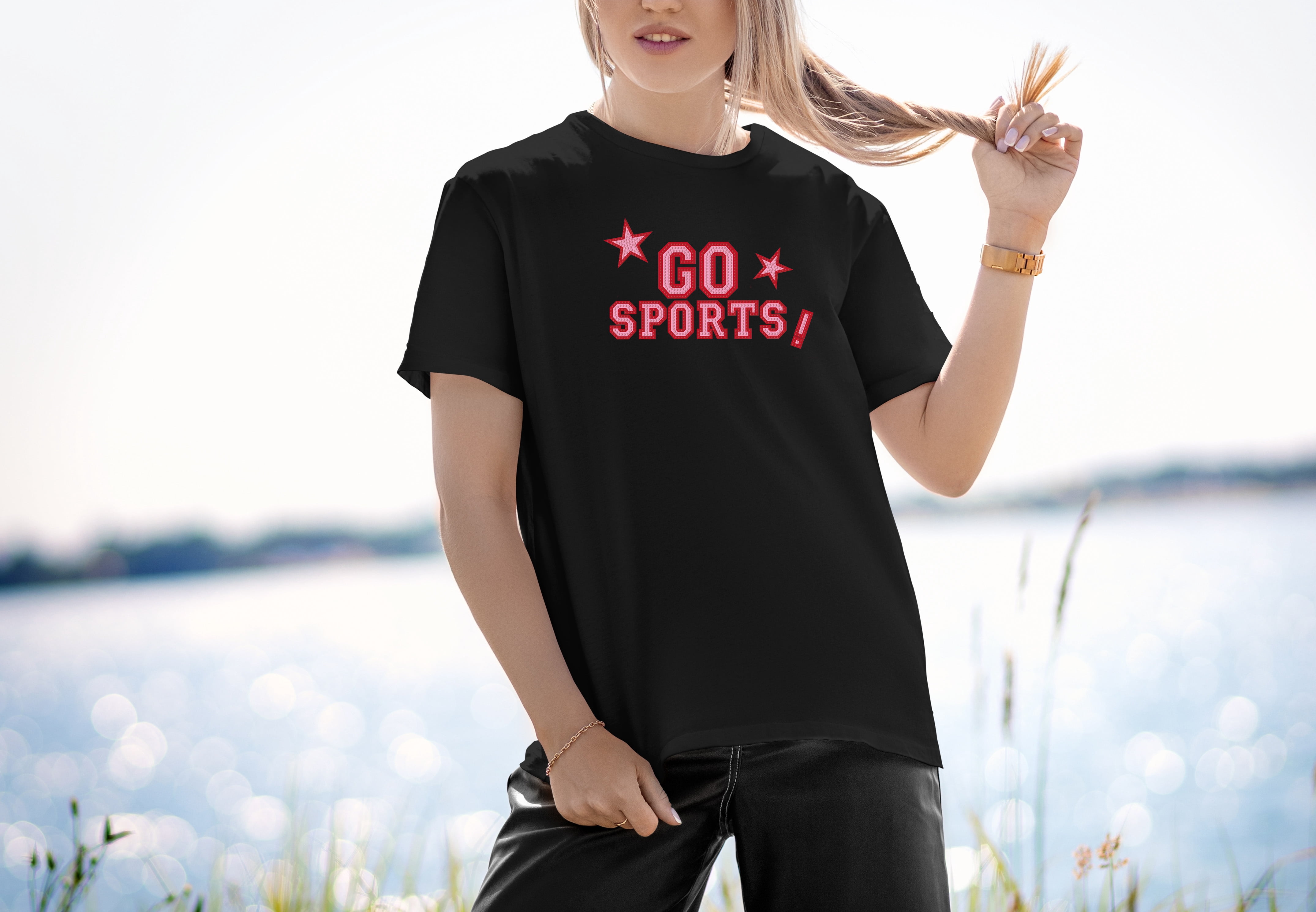 DIAMOND DOTZ® Pink Sports Iron-On 'N' Dot Transfer