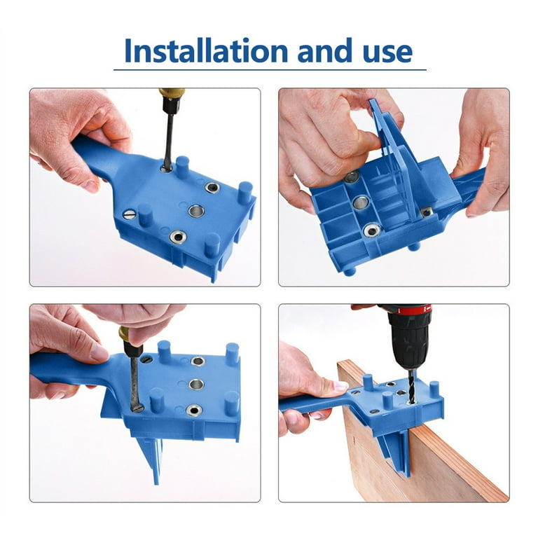 Metric/Inch Adjustable Clamp-type Dowel Maker Woodworking Quick