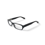 Contour Men's FM9193 Rectangular Prescription Eyeglasses with Case, Black