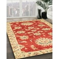 thumbnail image 3 of Ahgly Company Machine Washable Indoor Rectangle Abstract Neon Red Area Rugs, 7' x 9', 3 of 7