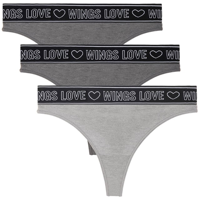Wingslove Culottes Tangas Confortables pour Femmes, Lot de 3 G-Strings