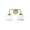 Aged Brass, variant on -2-Light Wall Sconce In Style-16.75 Inches Wide By 11.25 Inches High-Polished Nickel Finish Mitzi H281302-Pn