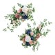 thumbnail image 4 of 2 piezas de flores artificiales para arco de boda, exhibición de flores para arco de boda, planta artificial Blanco, 4 of 9