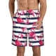 thumbnail image 1 of Fotbe Flamingos Trajes de Baño Estampados para Hombre, Shorts de Verano de Secado Rápido, Ropa de Playa, Bañadores-Medium, 1 of 6