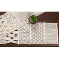 thumbnail image 4 of Macrame Table Runner, Boho Table Runner, Perfect for Bohemian Decor, Boho Wedding Table Decor, Hand Woven Off White Table Runners for Dining Room, Coffee Table or Decorations for Home, 4 of 6