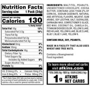 Atkins Endulge Treats, Chocolate Peanut Candies, Zero Sugar Snacks, Sugar Free Chocolate, Low Sugar Snacks, 5 Count