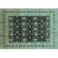 thumbnail image 1 of Ahgly Company Indoor Rectangle Oriental Light Blue Traditional Area Rugs, 6' x 9', 1 of 4