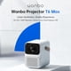 thumbnail image 2 of Proyectores WANBO Nueva versión Global Wanbo T6 MAX proyector inteligente LCD Mini proyector 1080P proyector portátil, soporte Android 9.0, 550 ANSI, 2 + 16G, Auto Focus 5G WiFi BT proyector, Compatib WANBO Proyectores, 2 of 7