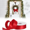 thumbnail image 2 of Christmas Decorative Ribbon,Double Faced Satin Ribbon,1" X Continuous 25 Yards, Ribbons Perfect for Gift Wrapping Wedding Bouquet Decor DIY Craft Bow Making and Other Projects, 2 of 9
