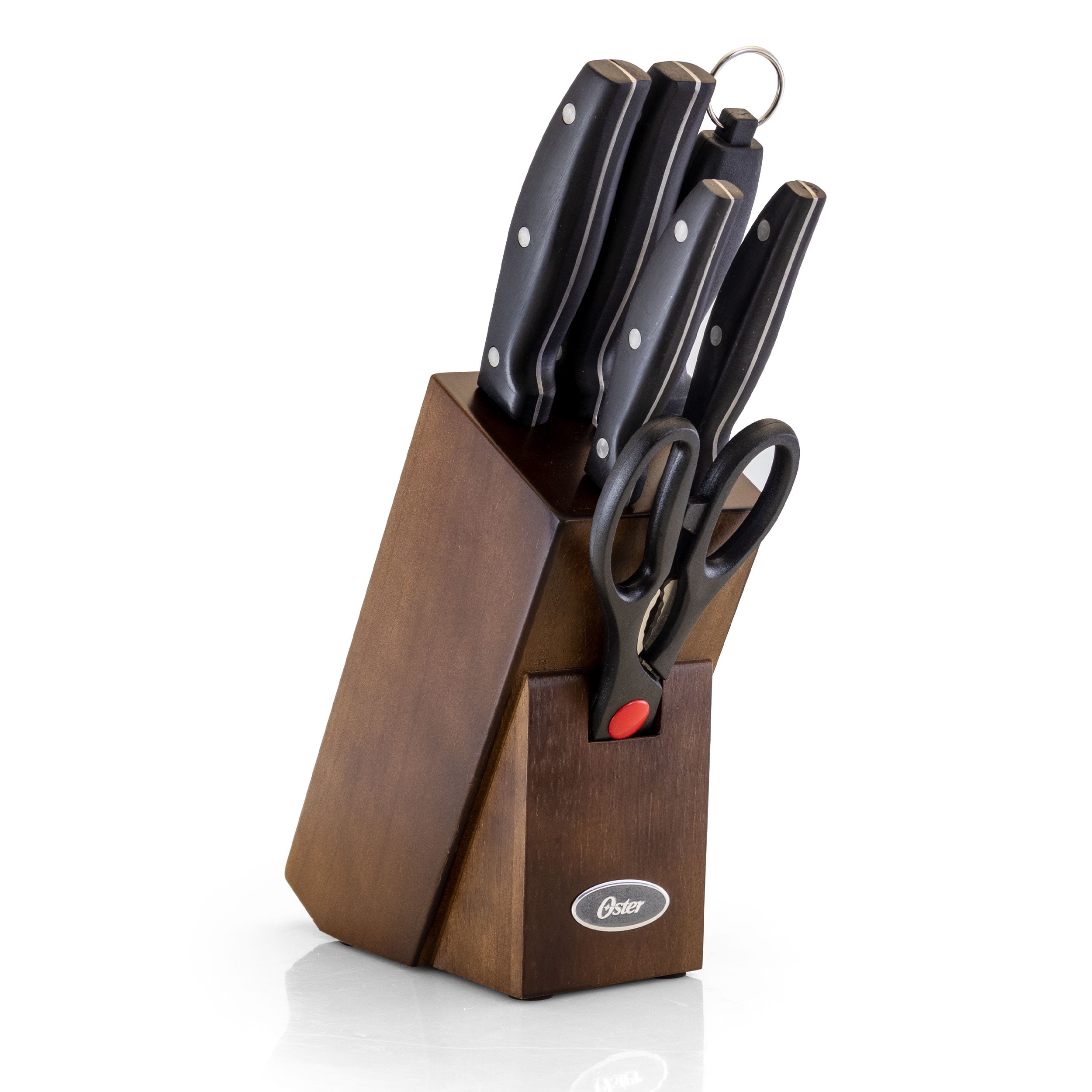Oster Granger 7 Piece Cutlery Set with Wood Block