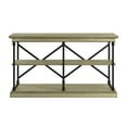 thumbnail image 4 of Weston Home Cabana Wood and Metal Console Table, White, 4 of 6