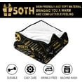 thumbnail image 6 of 50th Birthday Gifts for Him Her, Happy 50th Birthday Gifts for Men Women, 1975 50 Year Old Gifts for Women Men, Best Mens 50th Birthday Gift Ideas, Gifts for 50 Year Old Woman Man Blanket 60"X50", 6 of 6