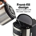 thumbnail image 6 of Hamilton Beach 12-Cup Front Fill Thermal Coffee Maker in Black, 6 of 8