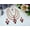 Rose Maroon, variant on Exquisite Indian Bollywood Wedding & Bridal Wear Silver Plated Women's Kundan Jewelry Choker Necklace Set