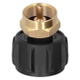 thumbnail image 2 of Adaptador de recarga de 1/4 pulg. para acoplador de cilindro de tanque, válvula reguladora de gas propano, rosca hembra QCC1, 2 of 14