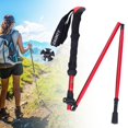 thumbnail image 4 of amart2010 Bastones de trekking Ajustable Plegable Antichoque Viajes Hombres rojo largo DYNWAVEMX none, 4 of 8