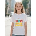thumbnail image 2 of Young Boy's/Girls "Back To School Cotton Graphic Tees, Back To School Clothes Girls, Black Fun Shirt With School Theme, Gift For First Day of School, Playful, Funny, educational" Kids Cloth, 2 of 6
